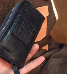 Handamde Genuine Leather Mens Cool Key Wallet Car Key Holder Car Key Case for Men