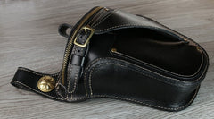 Leather Belt Pouch Mens Small Cases Waist Bag Hip Pack Belt Bag Fanny Pack Bumbag for Men