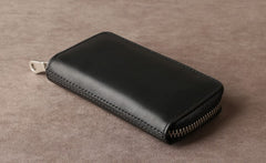 Handamde Genuine Leather Mens Cool Key Wallet Card Slim Wallet Key Holder Car Key Case for Men