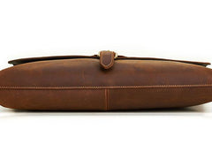 Vintage Mens Leather Briefcase Business Handbag Shoulder Bags For Men - iwalletsmen