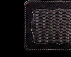 Handmade Leather Fine Horse Tooled Mens billfold Wallet Cool Leather Wallet Slim Wallet for Men