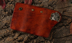 Handmade Leather Mens Cool Key Wallet Car Key Holder Car Key Case for Brown Men - iwalletsmen