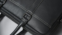 Handmade Leather Mens Cool Messenger Bag Work Bag Business Bag Briefcase Bag for men