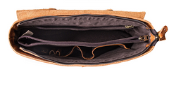 Genuine Leather Mens Cool Messenger Bag Work Bag Satchel Bag Briefcase Bag for men