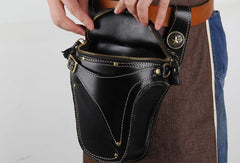 Leather Belt Pouch Mens Small Cases Waist Bag Hip Pack Belt Bag Fanny Pack Bumbag for Men