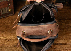 Vintage Leather Belt Pouches for Men Waist Bag BELT BAG Shoulder Bags For Men - iwalletsmen