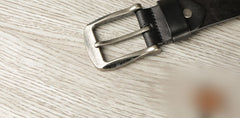 Handmade Genuine Custom Punk Biker Leather Mens Leather Men Belt for Men - iwalletsmen