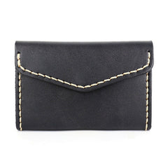 Leather Mens Card Wallet Front Pocket Wallets Cool Small Change Wallet for Men - iwalletsmen