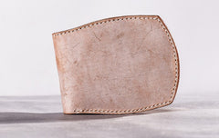 Handmade Vintage Leather Mens Small Wallet Bifold Wallet for Men - iwalletsmen