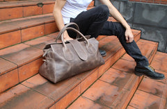 Cool Leather Mens Weekender Bag Travel Bags Shoulder Bags for men - iwalletsmen