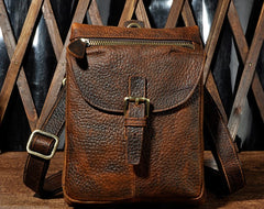 Cool Mens Leather Side Bag Belt Pouch Holster Belt Case Pack Waist Pouch for Men - iwalletsmen