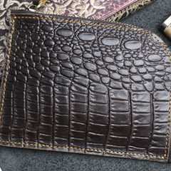 Handmade Leather Floral Mens Front Pocket Wallet Cool Slim Leather Wallet Men billfold Wallets Bifold for Men