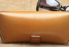 Handmade Mens Leather Glasses Case Glasses Box Glasses Holder For Men - iwalletsmen