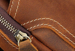 Cool Leather Chest Bag Sling Bag Sling Crossbody Bag Sling Travel Bag Sling Hiking Bag For Men - iwalletsmen