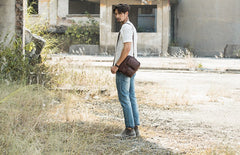 Cool Leather Mens Messenger Bags Small Shoulder Bags  for Men - iwalletsmen