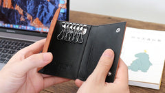 Leather Mens Key Wallet Car Keys Holder Cool Car Keys Case for Men - iwalletsmen
