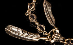 Brass biker trucker Tibetan Keychain wallet Chain for chain wallet biker wallet trucker wallet