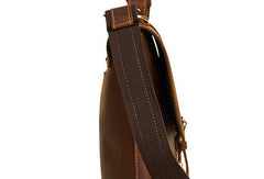 Vintage Mens Leather Briefcase Business Handbag Shoulder Bags For Men - iwalletsmen