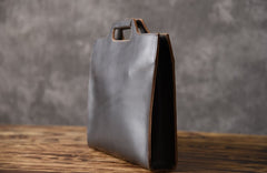 Genuine Leather Mens Cool Clutch Wristlet Bag Briefcase Work Bag Business Bag for men