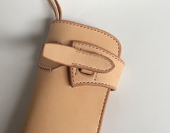 Handmade Leather Biker Wallet Mens Cool Chain Wallet Trucker Wallet with Chain