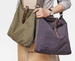 Cool Mens Canvas Side Bag Messenger Bag Canvas Shoulder Bag for Men - iwalletsmen