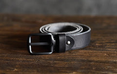 Handmade Leather Mens Leather Men Distress Vintage Brown Black Belt for Men Cool Leather Belt