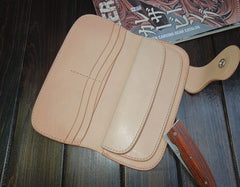 Handmade Leather Biker Wallet Mens Cool Chain Wallet Trucker Wallet with Chain