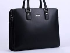 Genuine Leather Mens Cool Messenger Bag Briefcase Work Bag Business Bag Laptop Bag for men