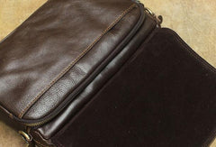 Men Leather Messenger Bag Cool Crossbody Bag Shoulder Bag for men - iwalletsmen