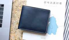 Leather Mens Small Wallet Slim Wallet Front Pocket Wallet Card Wallet for Men - iwalletsmen