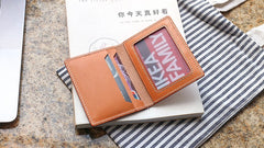 Leather Mens Card Wallets Small Wallet Slim Wallet Front Pocket Wallet for Men - iwalletsmen