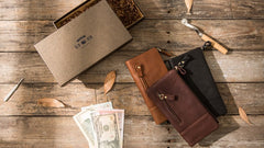 Cool Mens long Wallet Leather Bifold Wallet Long Wallets for Men - iwalletsmen