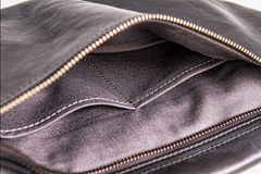 Genuine Leather Mens Cool Chest Bag Sling Bag Crossbody Bag Travel Bag Hiking Bag for men