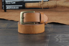 Genuine Leather Punk Rock Biker Trucker Mens Belt Men Black Coffee Belt for Men