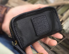 Handamde Genuine Leather Mens Cool Key Wallet Car Key Holder Car Key Case for Men