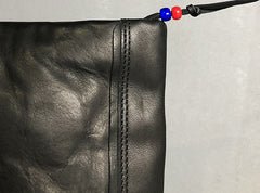 Genuine Leather Mens Clutch Cool Slim Wallet Zipper Clutch Wristlet Wallet for Men