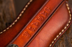 Handmade Leather Mens Cool Car Key Wallet Coin Wallet Pouch Car KeyChain for Men