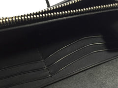 Handmade Leather Mens Clutch Wallet Cool Wallet Long Wallets Biker Chain Wallet for Men