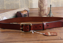 Genuine Leather Punk Rock Biker Trucker Mens Belt Men Black Coffee Belt for Men