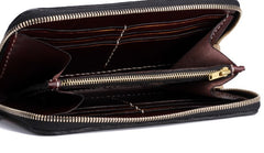 Handmade Leather Mahākāla Mens Chain Biker Wallet Cool Leather Wallet With Chain Wallets for Men