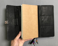 Genuine Leather Mens Clutch Cool Slim Wallet Passport Travel Clutch Wristlet Wallet for Men