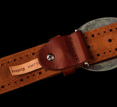 Handmade Genuine Leather Mens Belt Custom Cool Leather Men Black Belt for Men