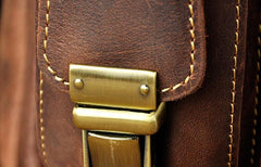 Vintage Leather Belt Pouches for Men Waist Bag BELT BAG Shoulder Bags For Men - iwalletsmen