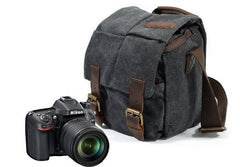 Mens Small Canvas Camera Messenger Bag Side Bag Camera Shoulder Bag for Men - iwalletsmen