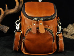 Leather Mens Cell Phone Holster Belt Pouch Mens Side Bag Shoulder Bag for Men - iwalletsmen