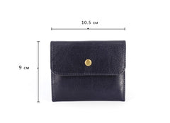 Leather Mens Front Pocket Wallet Small Wallet Card Wallet Change Wallet for Men - iwalletsmen