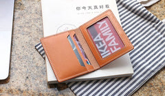 Cool Leather Mens Camouflage License Wallets Front Pocket Wallet Slim Card Wallet for Men - iwalletsmen