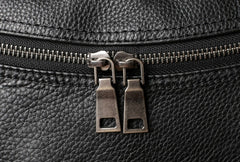 Genuine Leather Mens Cool Chest Bag Sling Bag Crossbody Bag Travel Bag Hiking Bag for men