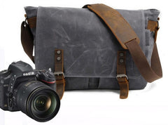 Mens Canvas Side Bag Canvas Messenger Bag Courier Bag Shoulder Bag for Men - iwalletsmen