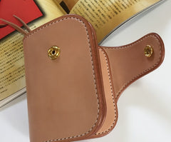 Handmade Leather Biker Wallet Mens Cool billfold Chain Wallet Trucker Wallet with Chain